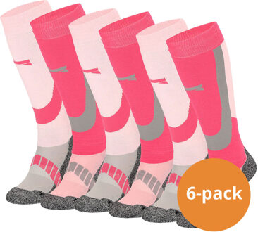 Xtreme Skisokken Unisex 6-pack Multi Pink-35/38 Roze - 35/38