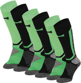 Xtreme Snowboard Sokken 6-pack Multi Green-39/42 - 39/42