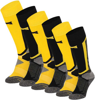 Xtreme Snowboard Sokken 6-pack Multi Yellow-42/45 - 42/45