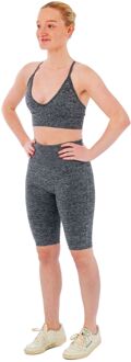 Xtreme Sportswear Dames Sportset - Korte Sportlegging + Sport BH - Antraciet Melange-S