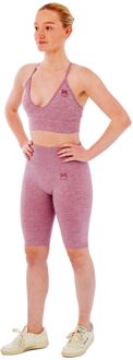 Xtreme Sportswear Dames Sportset - Korte Sportlegging + Sport BH - Roze-XL - XL