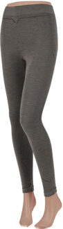 Xtreme Thermolegging Dames Merino Wol Grey Melange-S Grijs - S