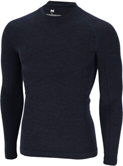 Xtreme Thermoshirt Heren Merino Wol Navy Melange-M