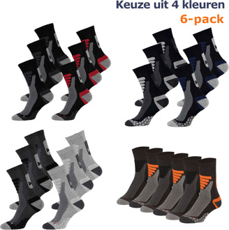Xtreme Wandelsokken 6-pack Multi Blue-42/45 - 42/45