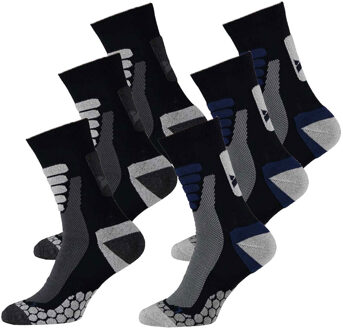 Xtreme Wandelsokken 6-pack Multi Blue-42/45 - 42/45
