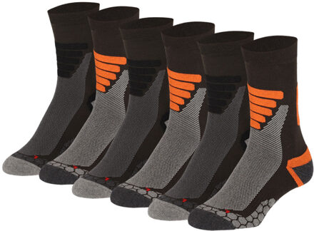 Xtreme Wandelsokken 6-pack Multi Green-42/45 - 42/45