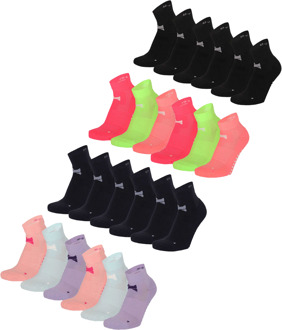 Xtreme Yoga Sokken 6-pack Neon-35/38 - 35/38