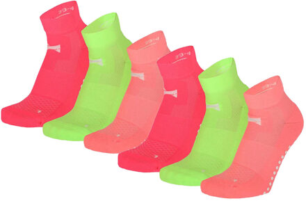 Xtreme Yoga Sokken 6-pack Neon-39/42 - 39/42