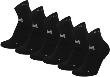 Xtreme Yoga Sokken 6-pack Zwart-35/38 - 35/38