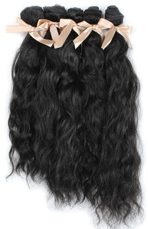 Xtrend Synthetische Water Wave Haar 16 18 20 inch 5 stks/pakket 170g Hair Extensions Zwarte Kleur Bundels Deals voor vrouwen