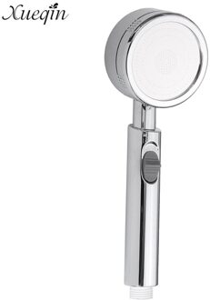 Xueqin Handheld Badkamer Waterbesparende Douchekop Hoge Druk Wasbare Spray Switch Knop Chrome Douchekop