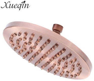 Xueqin Ronde Vintage Retro Badkamer Regendouche 8 inch Antiek Rood Koper Slang Top Douche Sproeier Badkamer Gereedschap