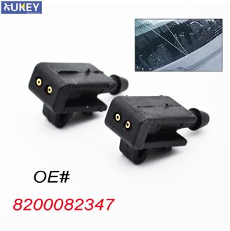 Xukey 2 stks/set Voorruit Sproeierkop Jet Voor Renault Grand Scenic 2/Megane MK 2 3 2003 2004 2005 2006 2007