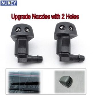 Xukey Paar Voorruit Ruitenwisser Water Washer Jet Nozzle Voor Mazda 5 MK2 2006 2007 Voor Mazda 3 6 2003 2004 2005