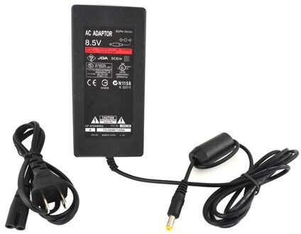 Xunbeifang Us Plug Ac Adapter Oplader Cord Kabel Voeding Voor PS2 Console Slim Black