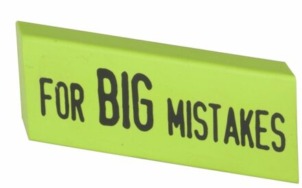 XXL Gum - groen - Big Mistake - 14 cm - grote gummen