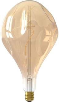 XXL Organic Evo LED Goud - E27 - 6W - Dimbaar