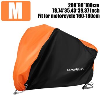 Xxxl 295Cm Zwart Zilver Water Regen Proof Motorcycle Covers Motoren Stof Sneeuw Uv Zon Scooter Protector Cover Outdoor D35