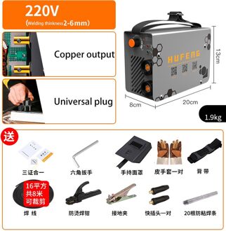 XZ7-200 Mini Draagbare Lasmachine Tig Lasser Rvs Iron Igbt Technologie