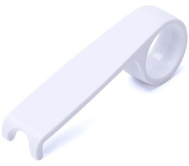 Xzjja 2Pcs Huishoudelijke Zitten Implementeren Cover Lifting Apparaat Raak Wc-deksel Handvat Badkamer Accessoires Toilet Seat Lifter wit