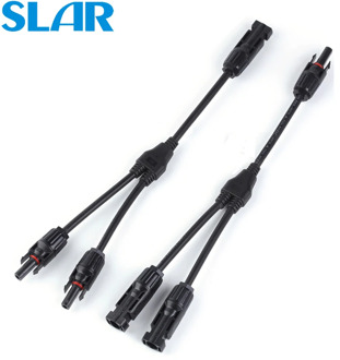 Y 3Y 4Y Branch parallel connection 30A 1000V Electrical Solar Connector Photovoltaic 2pcs solar Panel Cable Wire Connect