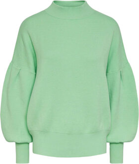 Y.A.S Fonny knit pullover s. summer green Groen - XL