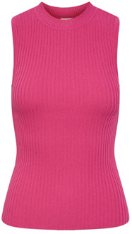 Y.A.S Gebreide Top Pullover Y.a.s , Pink , Dames - Xl,L,M