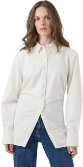 Y.A.S Yasareka ls shirt s. star white - maat 40 Wit