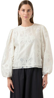 Y.A.S Yaslima ls top star white Ecru - 36