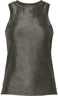 Y.A.S Yasmatera sl top metal Grijs