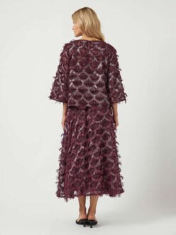 Y.A.S Yaspazilla 3/4 top show port royale/w metall Rood - 40