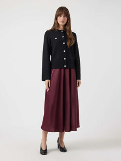 Y.A.S Yaspimi ls knit cardigan s. black Zwart