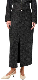 Y.A.S Yasrivu hmw ankle skirt black Zwart - M