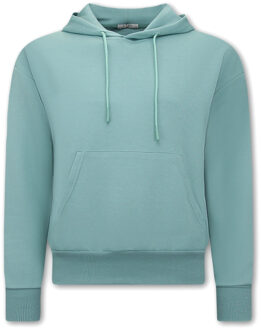 Y-TWO Basic oversize fit hoodie mint Print / Multi - XL