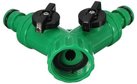 Y Vormige Schroef Tuinslang 2 Way Connector Quick Turn Off Plastic Tap Buis