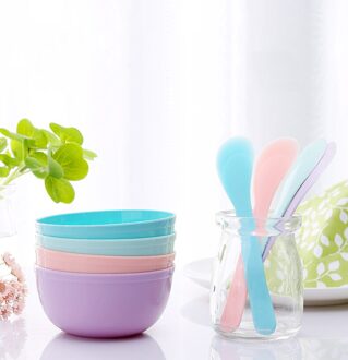 Y & W & F 1 Set Masker Kom Diy Facial Schoonheid Masker Kom Vrouwen Cosmetische Make-Up Tool Professionele Spatel stok Maatlepel Kit