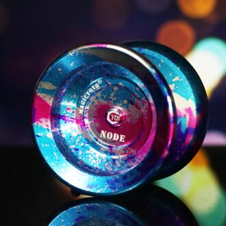 Y01 Professionele Aluminium Yoyo 10 Bal Kk Lager W/String blauw roze zilver