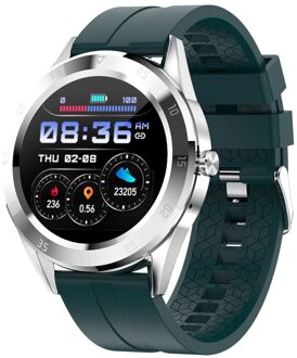 Y10 1.54 'Full Touch Mannen Smart Horloge IP68 Waterdicht Tarief Bloeddruk Bluetooth Gezondheid Sport Smartwatch Voor Android ios groen