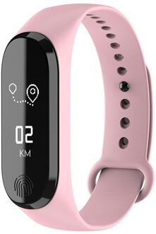 Y13 Smart Armband Fitness Tracker Stappenteller Hartslag Bloeddruk Informatie Push Smart Herinnering Waterdicht Stappenteller Roze
