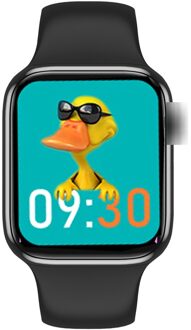 Y60 Bluetooth Smart Klok Touch Hartslag 44Mm Smart Horloge Fitness Tracking Armband Vrouwelijke Klok Smartwatch zwart