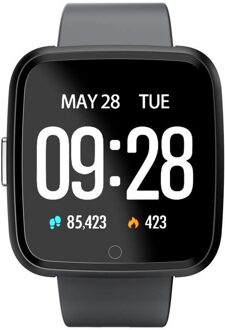 Y7 Smart Fitness Armband Bloeddruk Zuurstof Sport Tracker Horloge IP67 Waterdichte Hartslagmeter Polsband Voor Mannen Vrouwen zwart