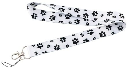 YA126 Hond Poot Card Cover Met Lanyard Hang Touw Keycord Usb Id-kaart Badge Holder Sleutelhanger Diy Lanyards 7