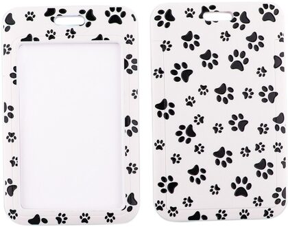 YA126 Hond Poot Card Cover Met Lanyard Hang Touw Keycord Usb Id-kaart Badge Holder Sleutelhanger Diy Lanyards 8