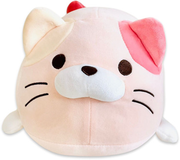 Yabu knuffel cat duo pink - 30 cm