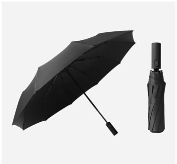 Yada 10K Ins Mode Effen Kleur Business Automatische Paraplu Clear Folding Paraplu Voor Man Vrouwen Uv Regen Paraplu YS200045 YS200045BK