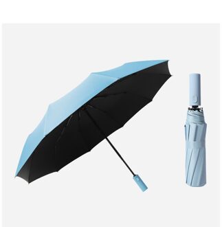 Yada 10K Ins Mode Effen Kleur Business Automatische Paraplu Clear Folding Paraplu Voor Man Vrouwen Uv Regen Paraplu YS200045 YS200045BU