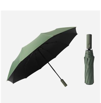 Yada 10K Ins Mode Effen Kleur Business Automatische Paraplu Clear Folding Paraplu Voor Man Vrouwen Uv Regen Paraplu YS200045 YS200045GN