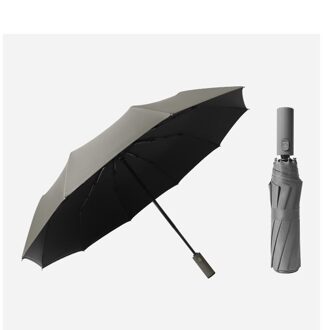 Yada 10K Ins Mode Effen Kleur Business Automatische Paraplu Clear Folding Paraplu Voor Man Vrouwen Uv Regen Paraplu YS200045 YS200045GY