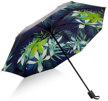 Yada Creatieve Bloem Patroon Vouw Regenachtige Paraplu Voor Vrouwen Anti-Uv Regendicht Zon Uv-bescherming Parasol Paraplu YS200039 YS200039MT2