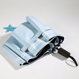 Yada Mode Pure Business Streep Automatische Paraplu Vrouwen Uv Regendicht Paraplu Parasol Regen Parasols YD200258 YD200258BU